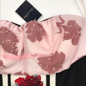 Oscar de la Renta Strapless bodice dress