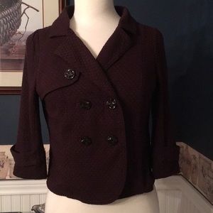 Anthropologie Allihop Cropped Blazer /Top- Small