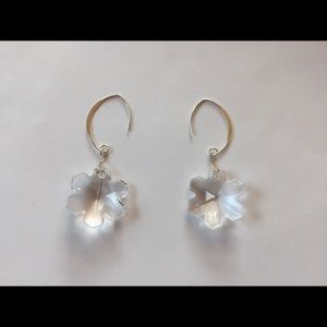 Crystal Snowflake Earrings