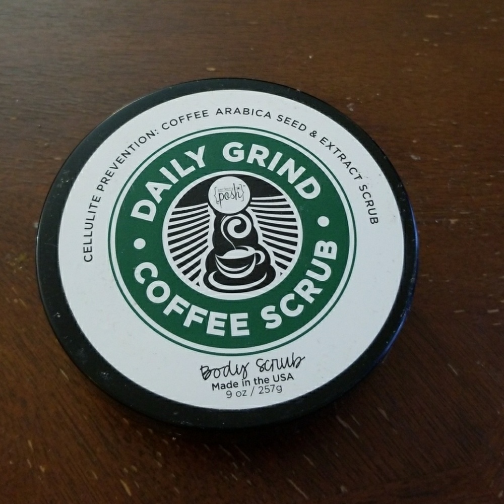 Perfectly posh coffee scrub