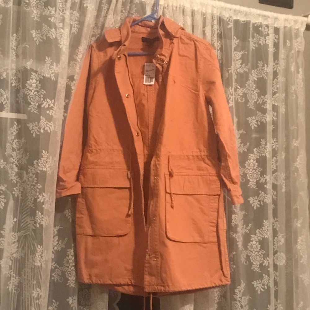 Salmon utility jacket! Never worn!