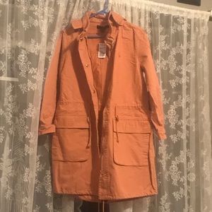 Salmon utility jacket! Never worn!