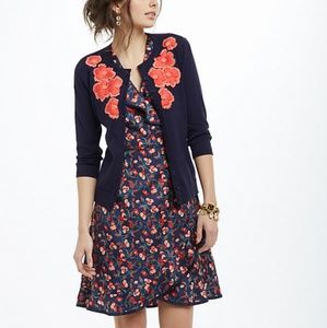 LIKE NEW 🔷 Anthropologie Firebloom Cardigan