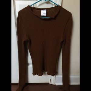 Chanel brown sweater