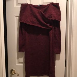 Sleeveless Sweater Criss-Cross Body Con Dress