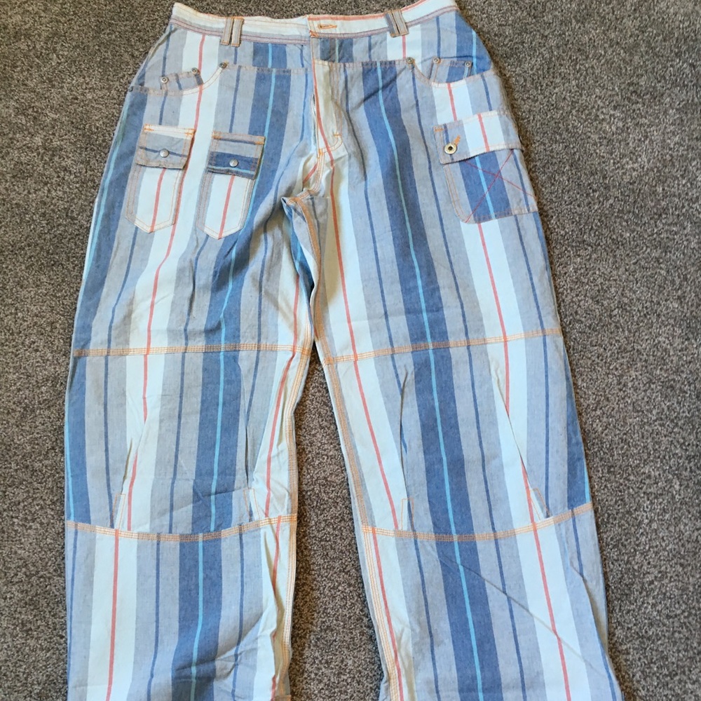 Oilily striped denim pants