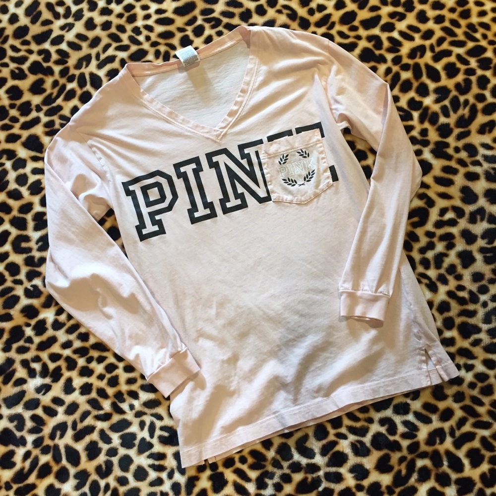 VS PINK CAMPUS TEE