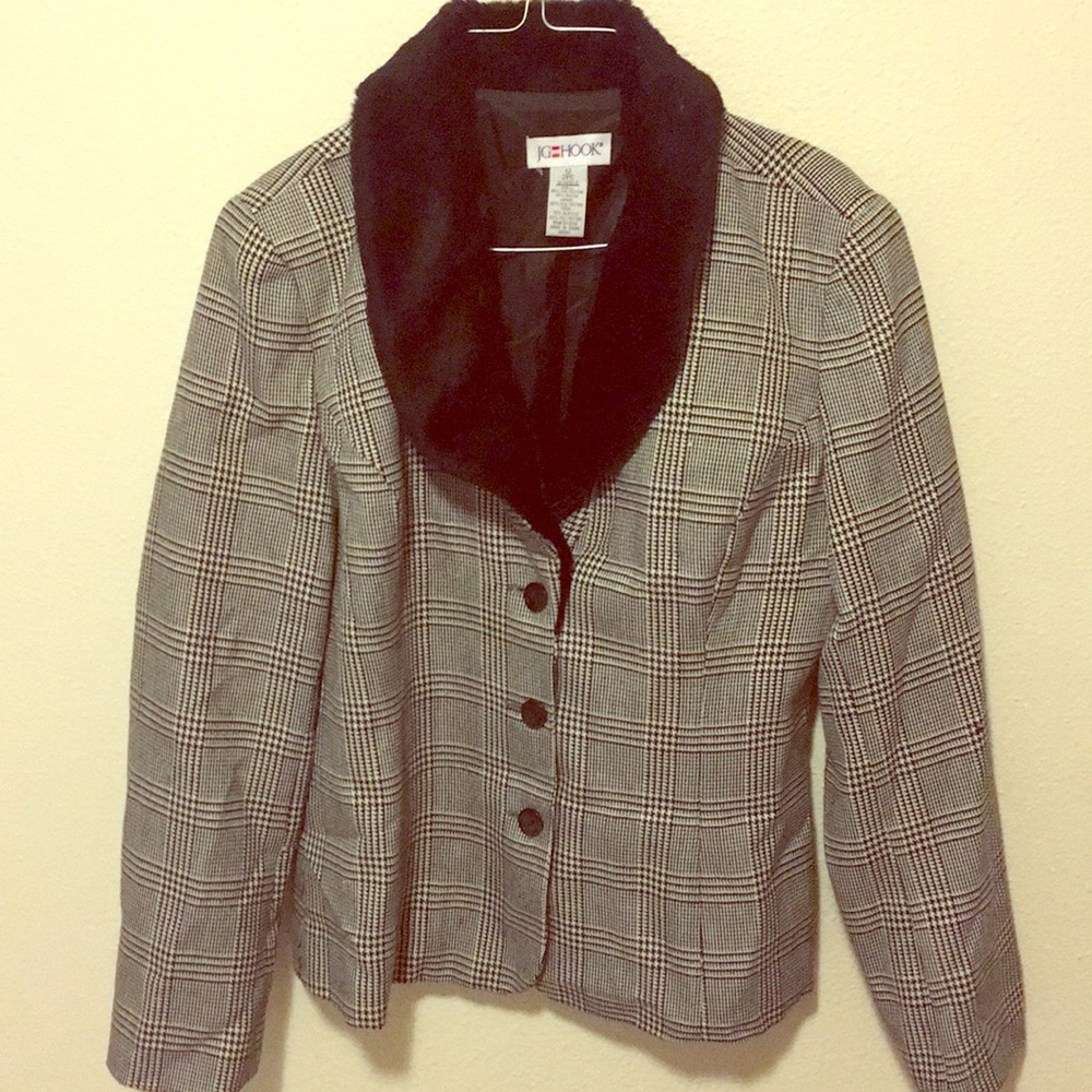 Formal Fur Rimmed Blazer