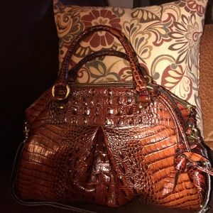 Brahmin Pecan Louise Rose Handbag