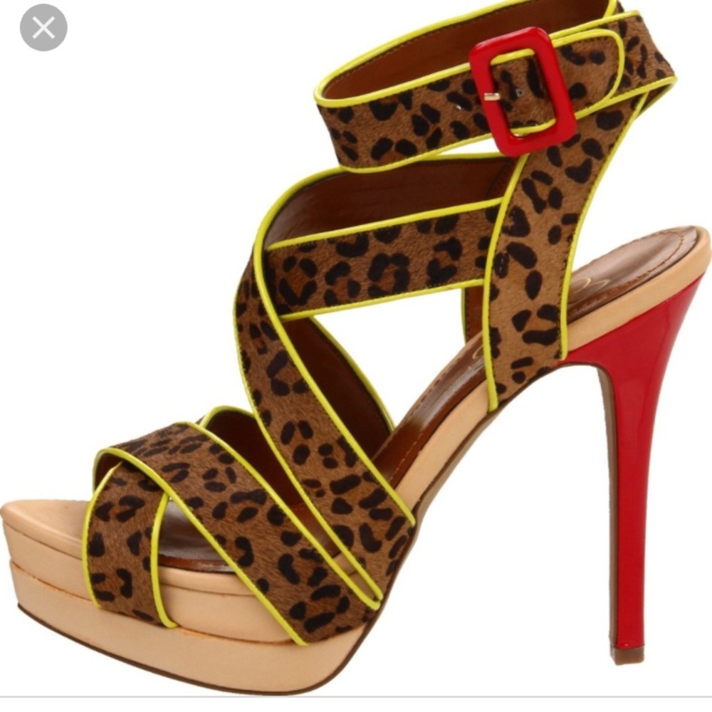 Jessica Simpson Leopard Sandals