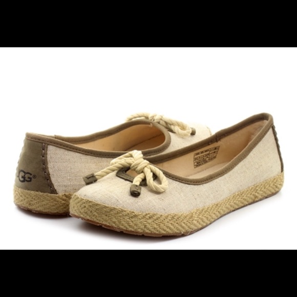 UGG Slip-On Canvas Flats - Picture 1 of 3