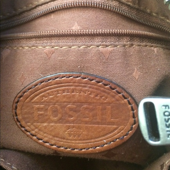 Real leather Fossil satchel bag - Picture 3 of 5
