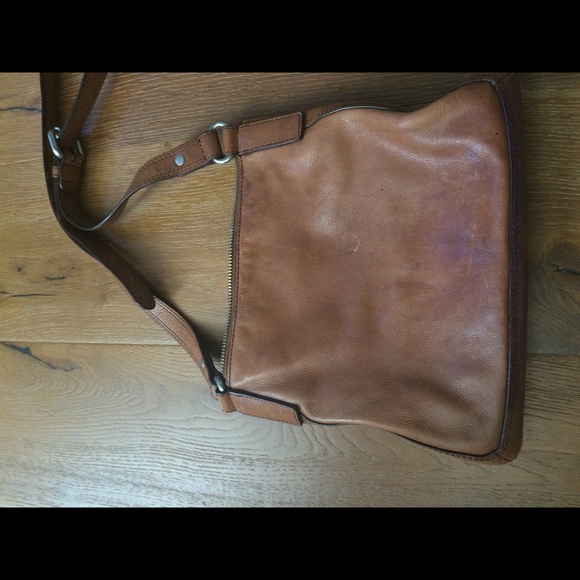 Real leather Fossil satchel bag - Picture 5 of 5
