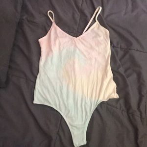 Tie dye bodysuit