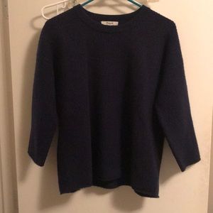 Madewell Navy Wool Sweater