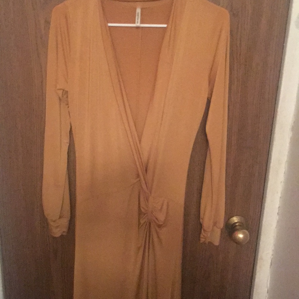 Gold Maxi Dress