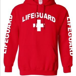 Lifeguard sweatshirt.