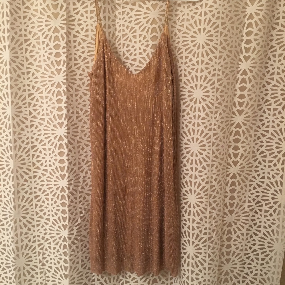 Gold dress