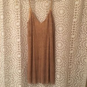 Gold dress