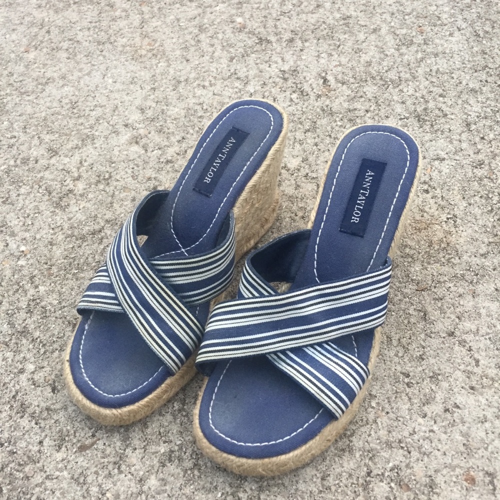 Ann Taylor Espadrilles Wedge Shoes