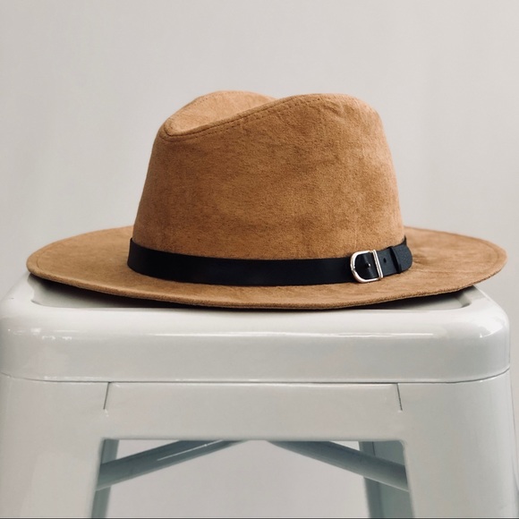 camel wide brim hat