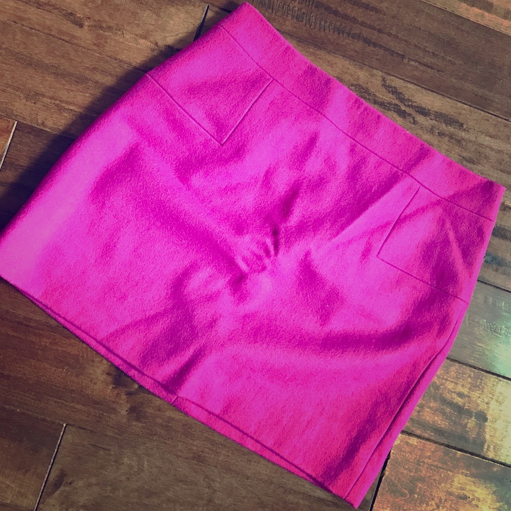 Wool J. Crew mini skirt