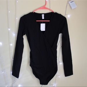 American Apparel Cross V Bodysuit