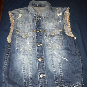 True Religion Jean Vest