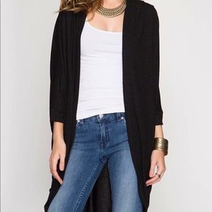Batwing black cardigan