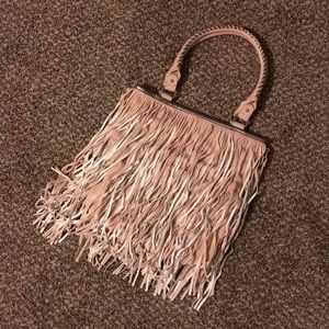 Steve Madden Pink Fringe Purse