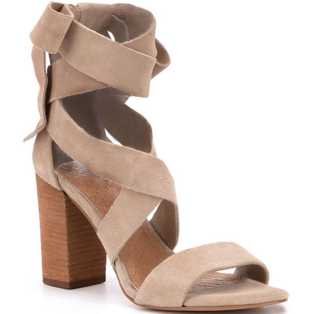 Gianni Bini Suede Tie Sandals