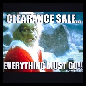 HOLIDAY CLEARANCE