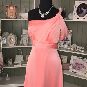 Peach gown