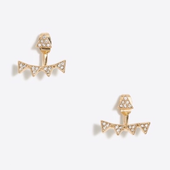 Sale! ❄️J.Crew Factory • pave triangle ear - Picture 2 of 4
