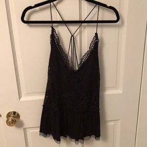 Kimchi Blue Black lace tank