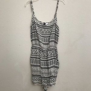 H&M aztec print romper