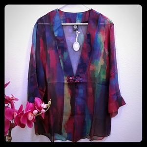 Sheer Silk Jacket