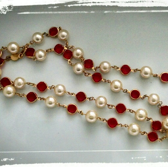 Vintage Necklace ~ Krystals by Bellagio, 17" - Picture 2 of 5