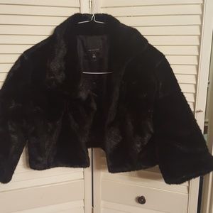 Black Faux Fur Jacket