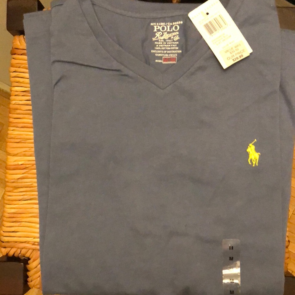 Polo V-neck T-shirt - Size M. NWT