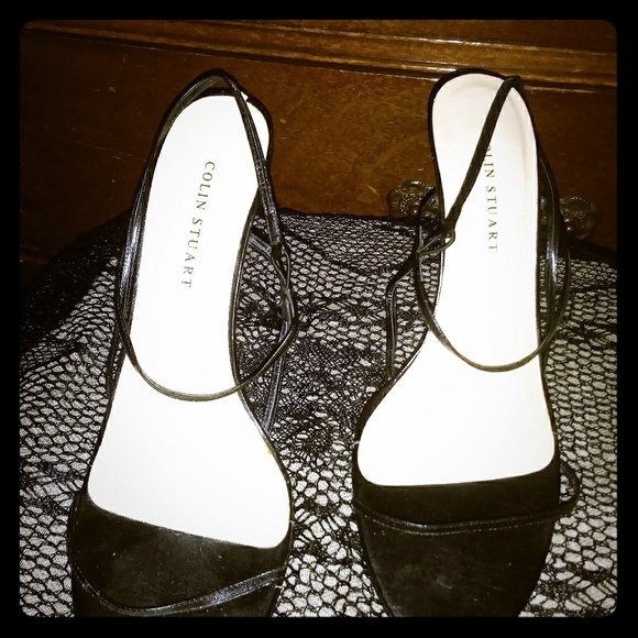 Colin Stuart black classic casual strapy sandal - Picture 1 of 2