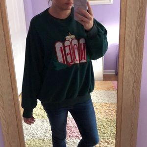 Green Noel Christmas sweater