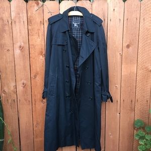 Burberry Navy Trench Coat Size 52R