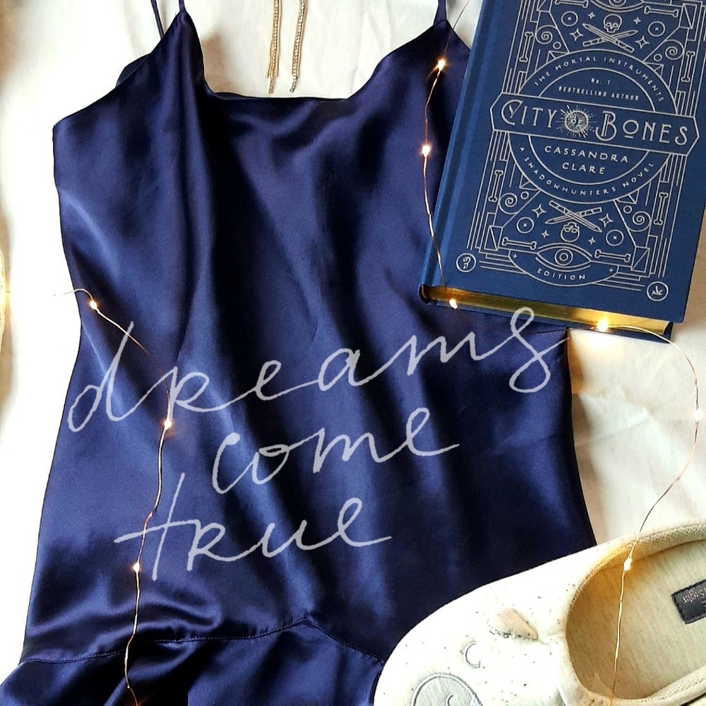 Victoria's Secret Vintage Midnight Blue Slip