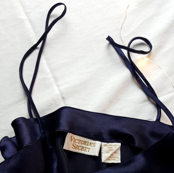 Victoria's Secret Vintage Midnight Blue Slip - Picture 3 of 5