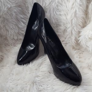 Faux Leather Pumps