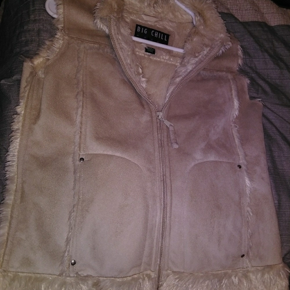 Girls Suede Vest