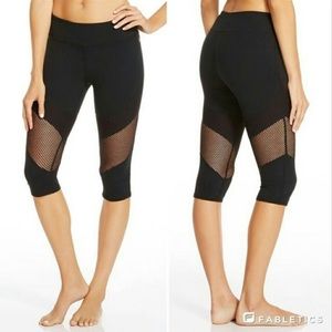 Fabletics Mesh Capri Leggings