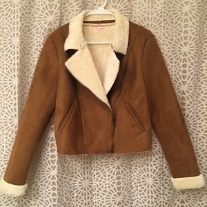 NWOT! Faux suede jacket