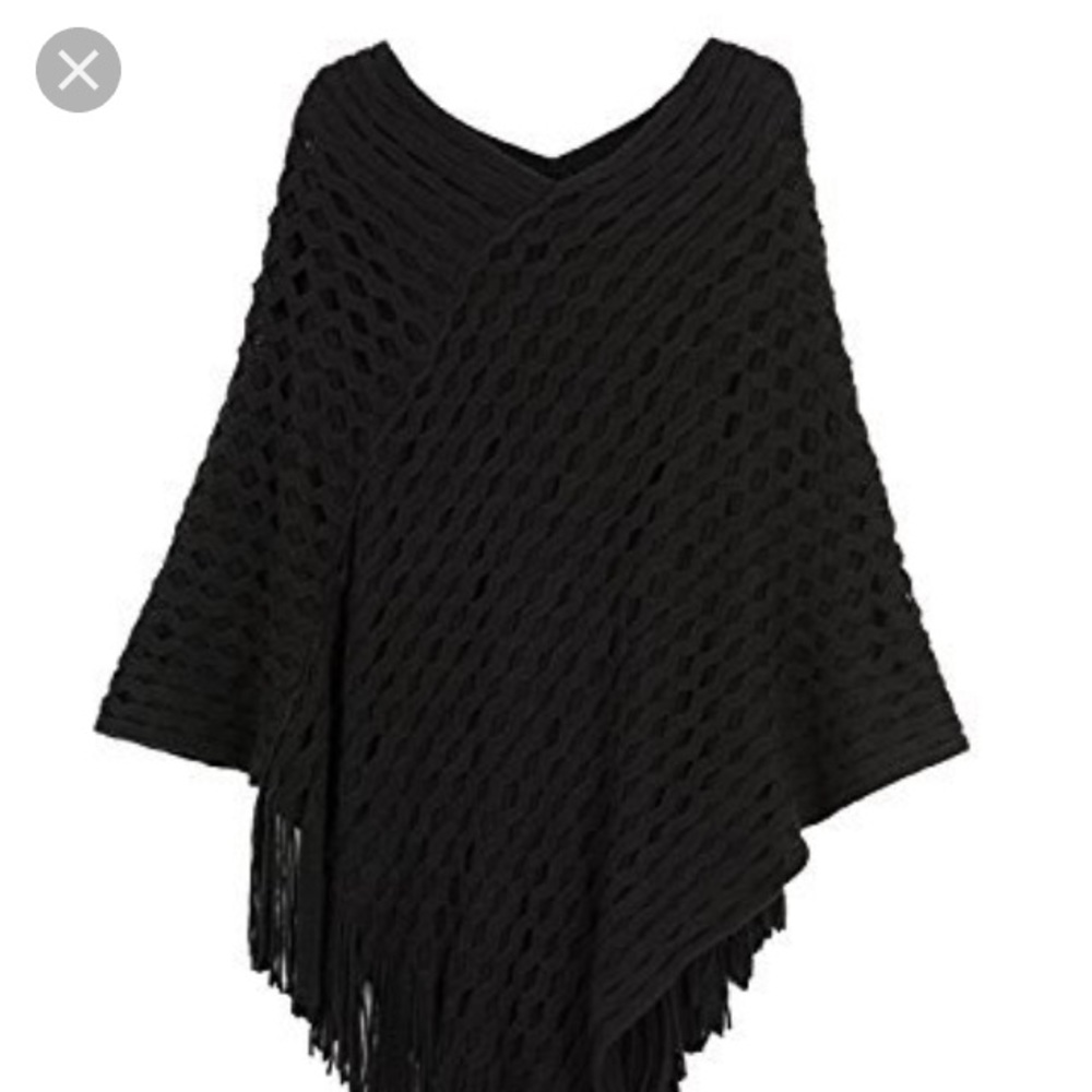 Black poncho